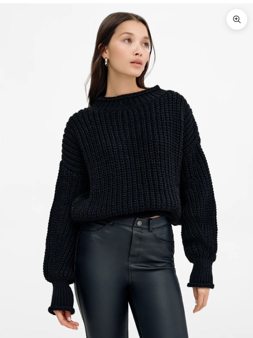 Marcella Audrey Sweater, NWT, Medium, Black